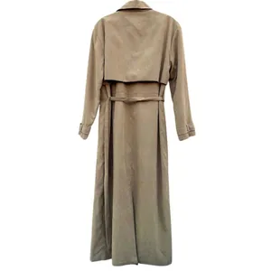 ASOS Neon Rose Camel Taupe Duster Trench Coat Belted Lightweight NWT Small thumbnail 2