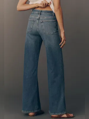 7 For All Mankind Ultra Hi Rise Wide Leg Jo Petite New With Tags Sea Level 28 thumbnail 2
