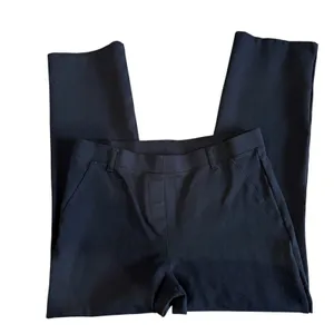 Quince Ponte Pants Women's M Petite. Lack Stretch Pull On Straight Leg Cropped thumbnail 3