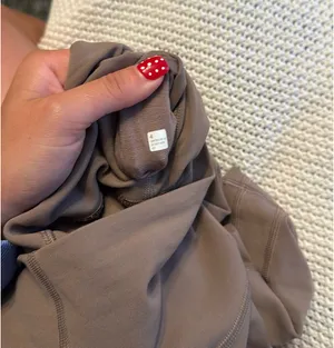 Brown lululemon biker shorts thumbnail 4