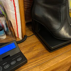 Bass Roma Black Leather 3” Heels Ankle Boots Booties Women’s Size 9 Professional thumbnail 13