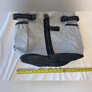Gray Men’s Backpack with Black Trim Adidas Black And Gray Backpack unisex thumbnail 4