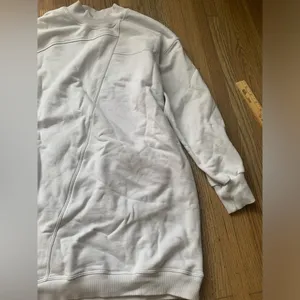 Lululemon broken beats sweater dress XS alpine white thumbnail 5
