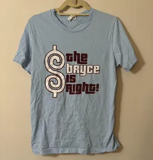 Philadelphia Phillies The Bryce is Right blue tshirt thumbnail 1