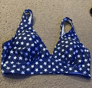Unbranded Stars Swim Bralette Size 1XL WIRELESS thumbnail 1