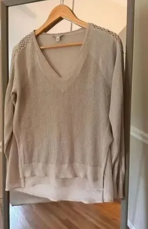 Lucky Brand Small Shimmery Long Sleeve Top thumbnail 1