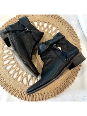 See By Chloe Masha Low Ankle Bootie Black Size EU 37 Minimalist Classic Timeless thumbnail 5