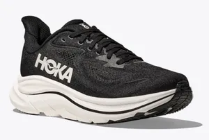 Hoka Clifton 10 running shoes black thumbnail 1