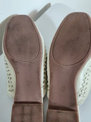 Womens Cream Woven Flat Mules with Tassel Detail Size 40 US 9 thumbnail 6