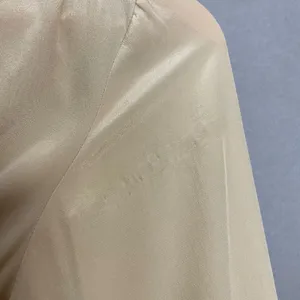 Vintage Nordstrom Silk‎ Blouse Cream Women Button-Up Long Sleeve Top Hong Kong thumbnail 9
