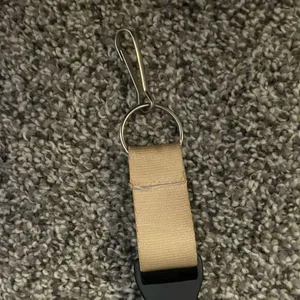 National Football League New Orleans Saints gold and black key ring lanyard thumbnail 3