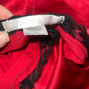 Victoria's Secret vintage satin lace trim slip dress M/L thumbnail 2