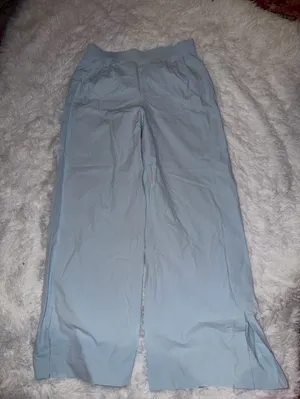 Lululemon Stretch Woven Wide-Leg High-Rise Pant Powder Blue size Large thumbnail 2
