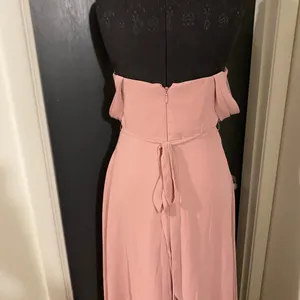 💜 Azazie Aaron Dusty Pink Bridesmaid Dress with Sweetheart Neckline thumbnail 7