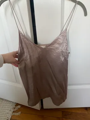 H&M Champagne Silk Cami thumbnail 3