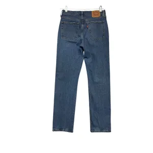 Levis 501 Original‎ Fit High Rise Straight Leg Jeans Blue 27x30 12501-0396 thumbnail 6