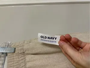 NEW Old Navy High-Waisted Linen-Blend Wide-Leg Pants in Natural Linen - M Tall thumbnail 6