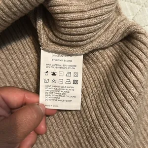New with tags by Love Bonito Katrin Turtleneck Midi Dress Sleeveless Tan Knit thumbnail 8