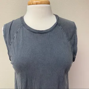 Urban Outfitters Charcoal Faded Sparkle Tank Mini Dress M thumbnail 5