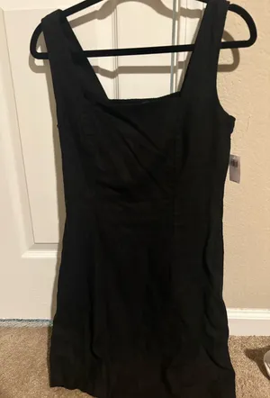 Old Navy Black linen dress thumbnail 1