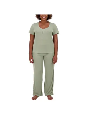 Live2Lounge Women’s 4-piece Pointelle Lounge Set NEW M thumbnail 3