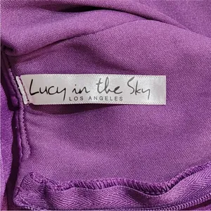 Lucy in the sky purple satin lace up mini dress thumbnail 6