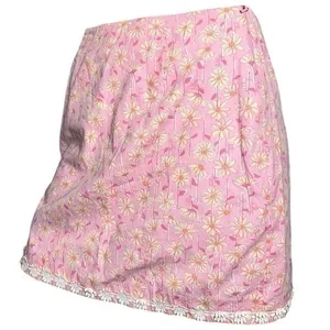 Lilly Pulitzer Vintage White Label Women’s Size 2 Pink Daisy Print Mini Skirt thumbnail 1
