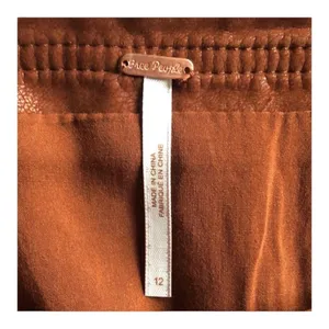 Free People “Come A Little Closer” A-line Mini Skirt Sz 12 thumbnail 5