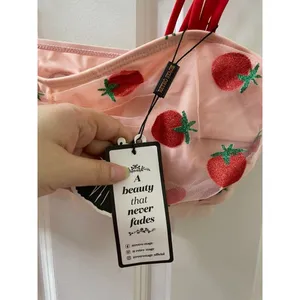 NWT Retro Stage 1950’s Lace Strawberry Tankini Top - Women’s Size XL thumbnail 3