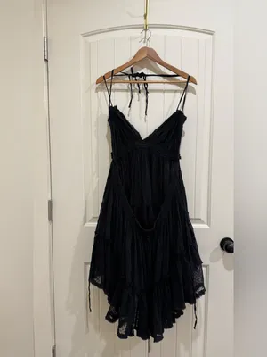 Free People 100 Degree Mini Dress in Black thumbnail 5