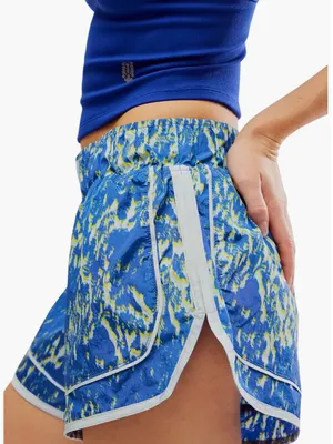 FP Movement by Free People Varsity Blue Printed Shorts Sz XS thumbnail 3