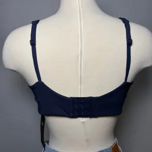 Fabletics PureLuxe Longline Low Impact Sports Bra Deep Navy Blue Medium M Yoga⁠ thumbnail 2