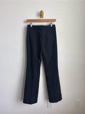 J.Crew Refined Pintuck Pants Black Tailored Trousers NWT Size 0 thumbnail 10