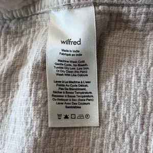 Aritzia Wilfred Lenglen Open Front Textured Jacket Blazer Kimono in Gray XS thumbnail 12