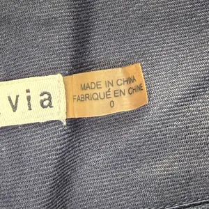 Alice + Olivia Navy Blue Linen Blend Cuffed Mini Shorts Size 0 C000184541‎ thumbnail 3