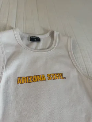 Arizona state university hype and vice cropped tanktop thumbnail 4