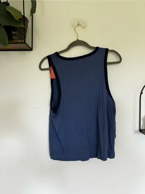 State of Day Intimates Blue Pajama Set Tank & Pants Size‎ Large thumbnail 6