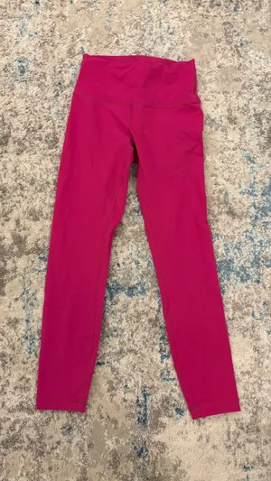 Lululemon Leggings Wunder Under 28" Pink thumbnail 1