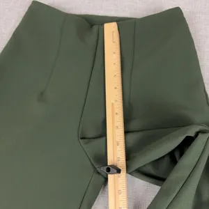 Joie Womens Size 2 Olive Green Wide Leg Crepe High Rise Dress Pants Trousers thumbnail 7