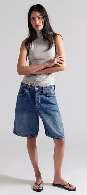Free People We the Free Montana Shorts Size 24 NWOT SALVAGED thumbnail 1