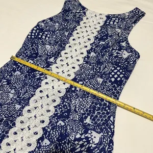 Lilly Pulitzer For Target Blue Fish Patterned Sheath Dress Sz 6 thumbnail 7