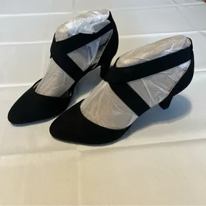 NEW Life Stride Gallery Womens Comfort Insole Almond Toe Pumps Black Size 7.5W thumbnail 4