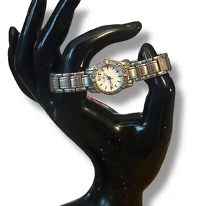 Bulova stainless steel real diamonds analog watch thumbnail 2
