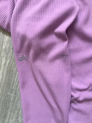 Alo Yoga High-Waisted Ribbed Blissful Leggings thumbnail 4