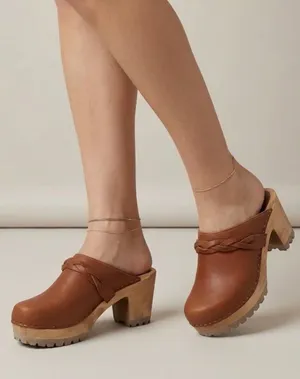 MIA Leather Elsa Mules thumbnail 1