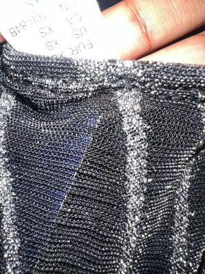Black Midi Dress with Silver Size XS thumbnail 5