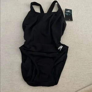 SPEEDO Girl's/Women ProLT Super Proback Solid One Piece Black, size 30, NWT thumbnail 3