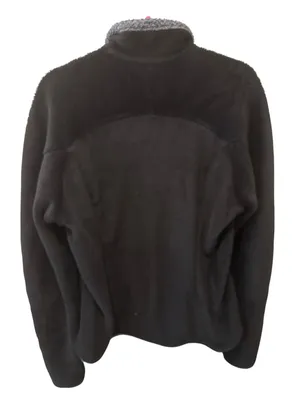 Patagonia Regulator R2 Fleece Full Zip Jacket Sz L Black/Gray Teal Trim Cozy thumbnail 4