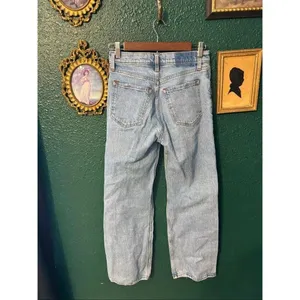 Abercrombie and Fitch The 90’s Relaxed High Rise Jeans Sz 25/0 Short thumbnail 2