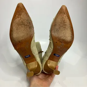 Los Canelos tan leather heeled boots‎ women’s size 25 approximately size 7 thumbnail 5